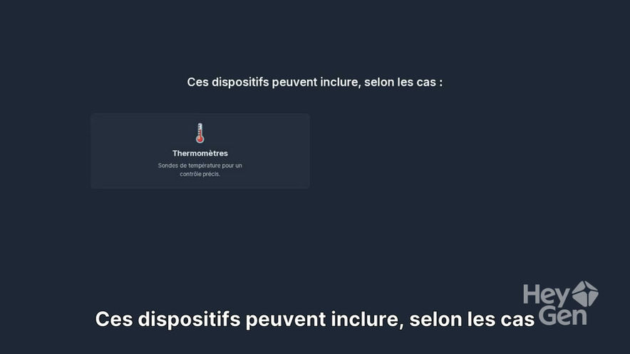 Obligation de maitrise des températures